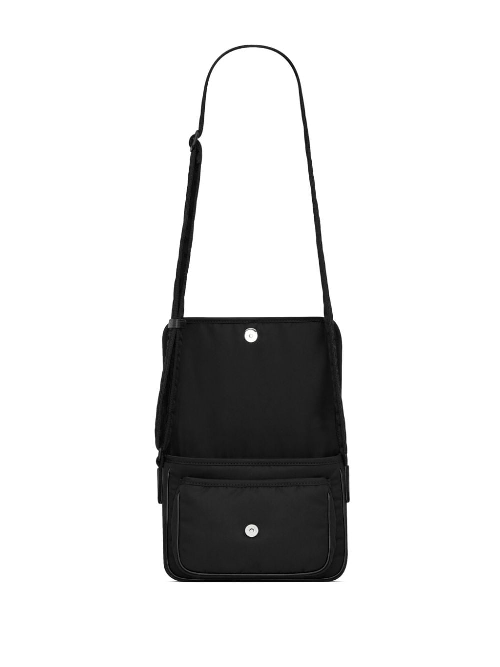 SAINT LAURENT Mini Nylon Messenger Handbag