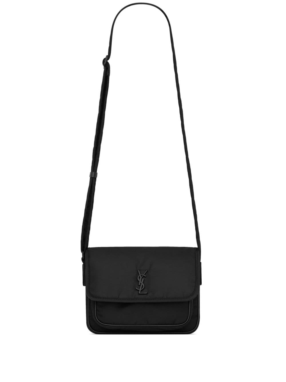 SAINT LAURENT Mini Nylon Messenger Handbag