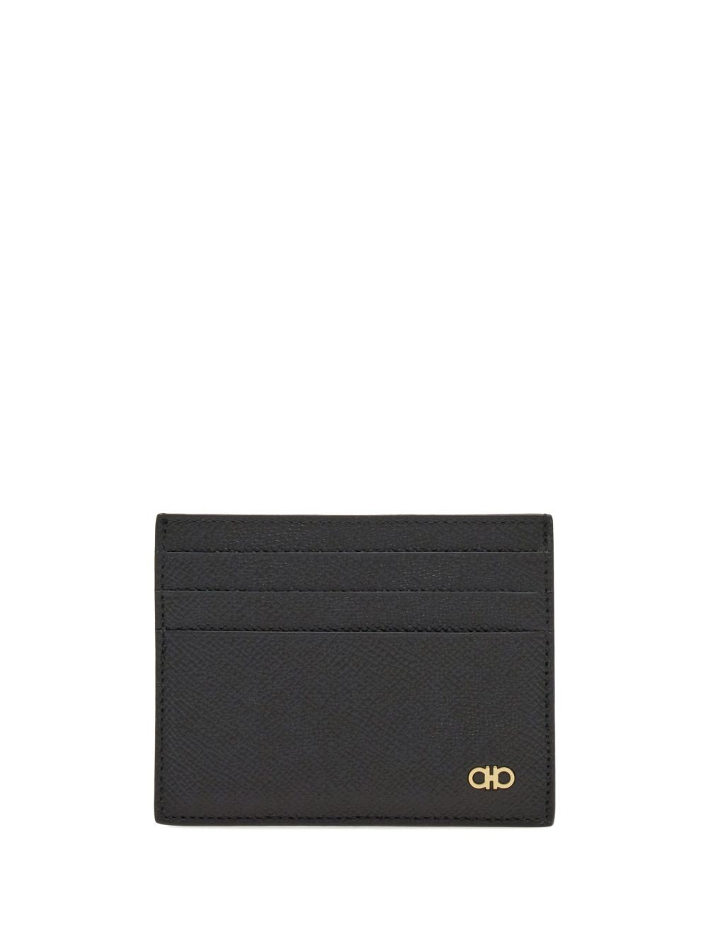 Ferragamo Mini Leather Cardholder with Gancini Hook Plaque