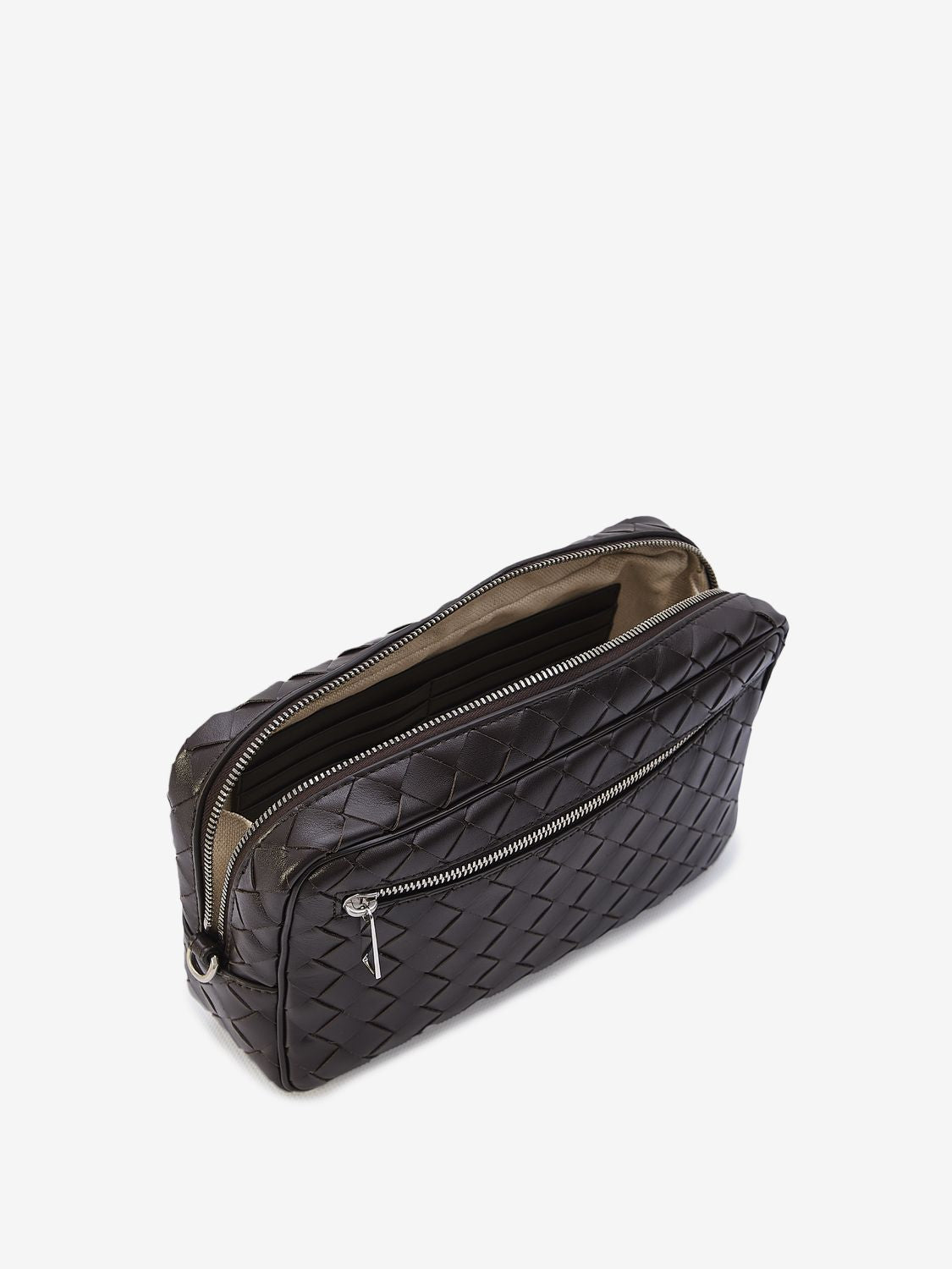 BOTTEGA VENETA Intrecciato Mini Pouch Handbag (15.5x25x6.5 cm)