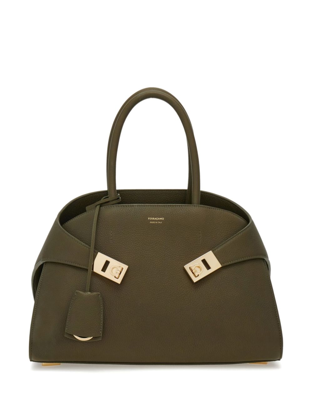 Ferragamo Asymmetric Mini Handbag with Ring Fastening