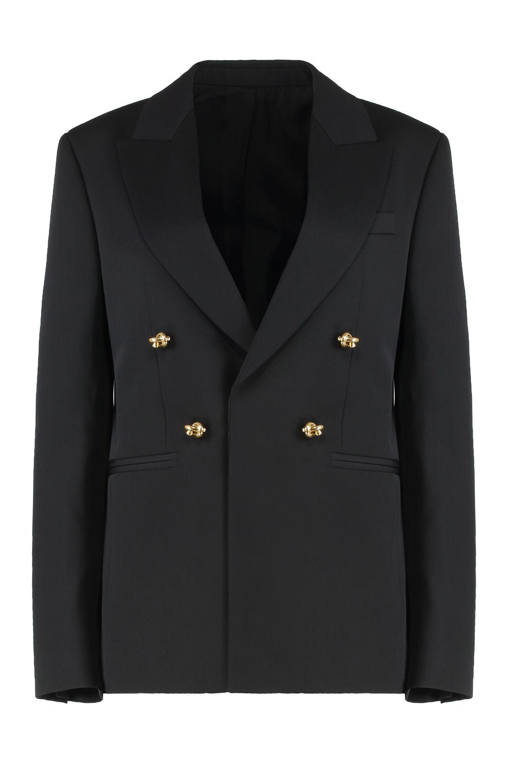 BOTTEGA VENETA Double-Breasted Wool Blazer for Women