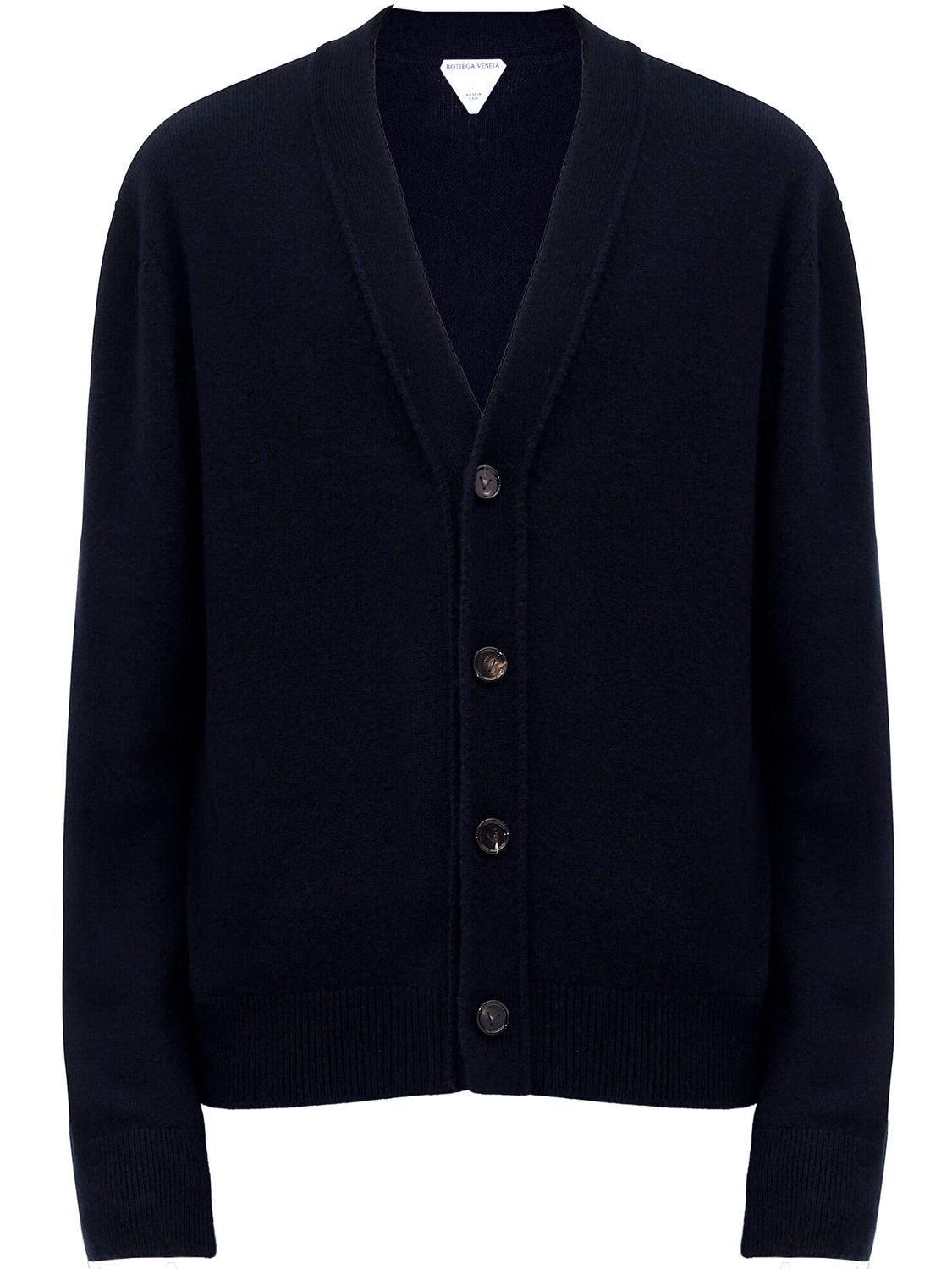 BOTTEGA VENETA Cashmere Cardigan with Leather Details