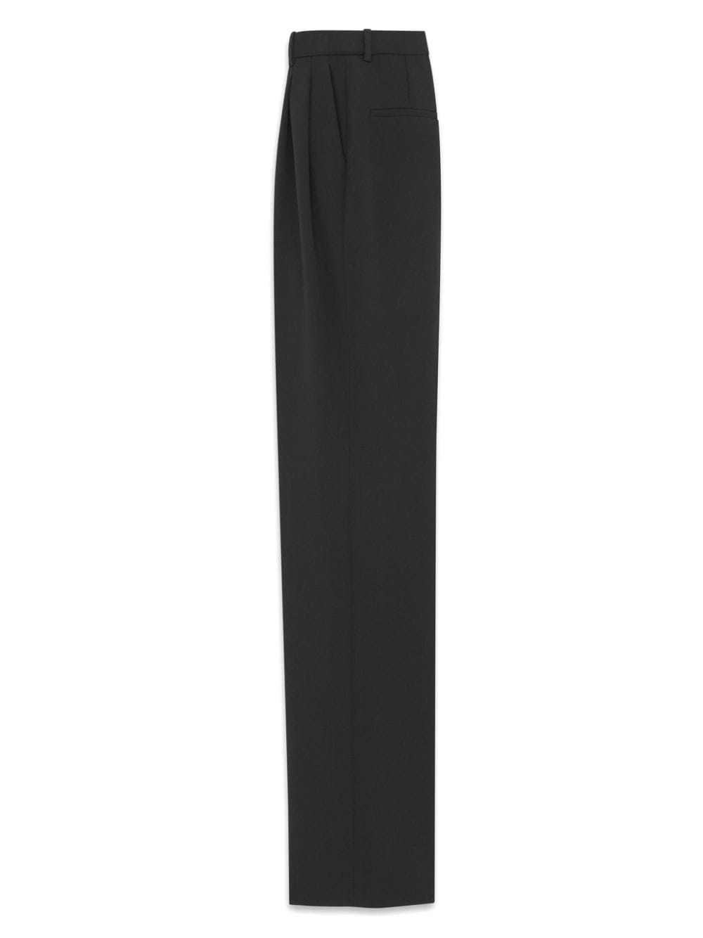 SAINT LAURENT Mid-Rise Wool Trousers for Women