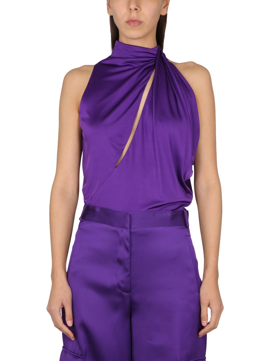 VERSACE Chic Viscose Mini Tops for Women