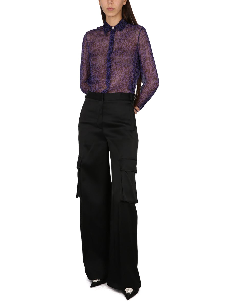 VERSACE Duchesse Pants - Women’s Tailored Trousers
