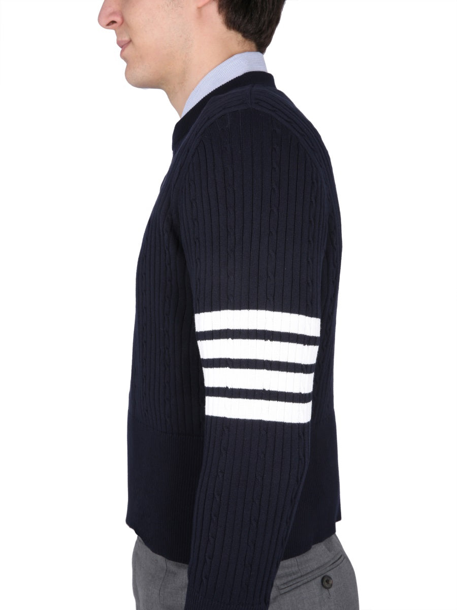 THOM BROWNE 4-Bar Stripe T-Shirt