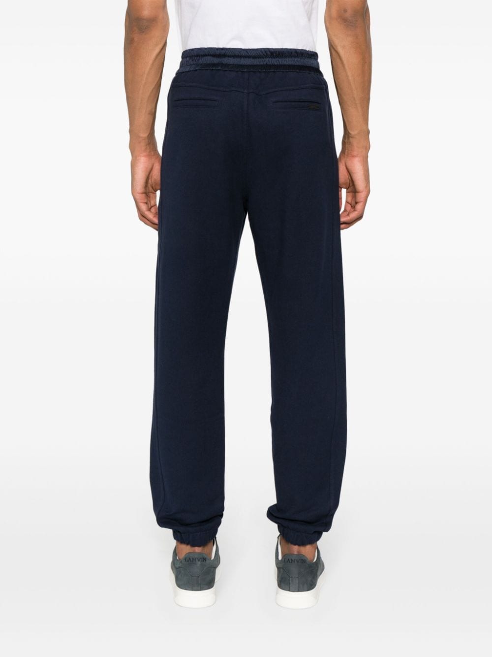 SAINT LAURENT Marine Cotton Trousers for Men