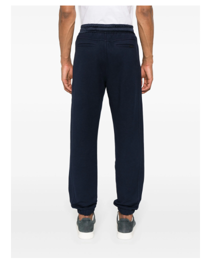 SAINT LAURENT Marine Cotton Trousers for Men