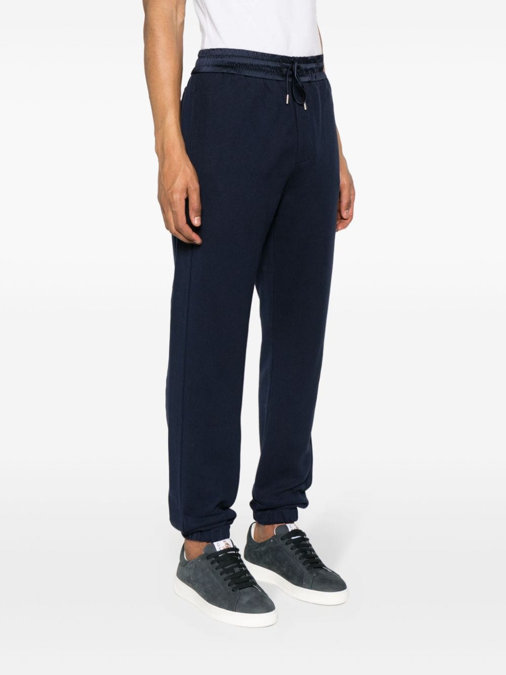 SAINT LAURENT Marine Cotton Trousers for Men