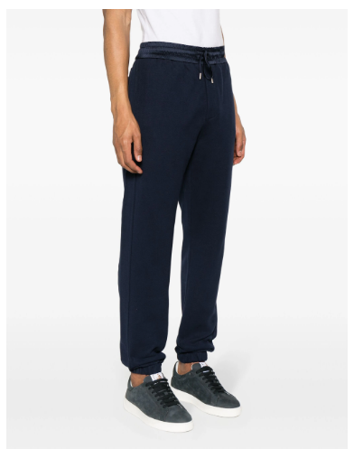 SAINT LAURENT Marine Cotton Trousers for Men