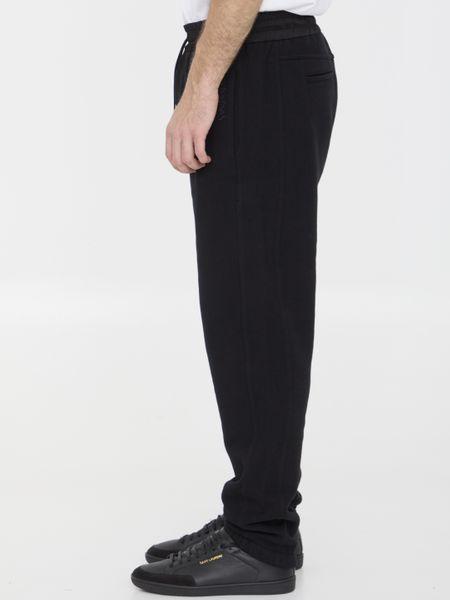 SAINT LAURENT Men's Soft Cotton Jogging Pants