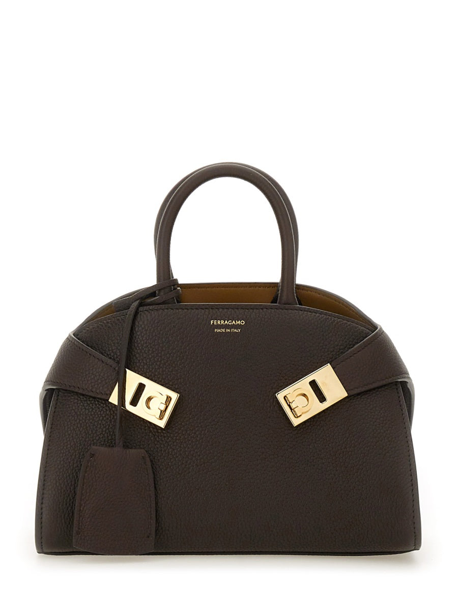 Ferragamo Mini Leather Handbag - FW25 Collection