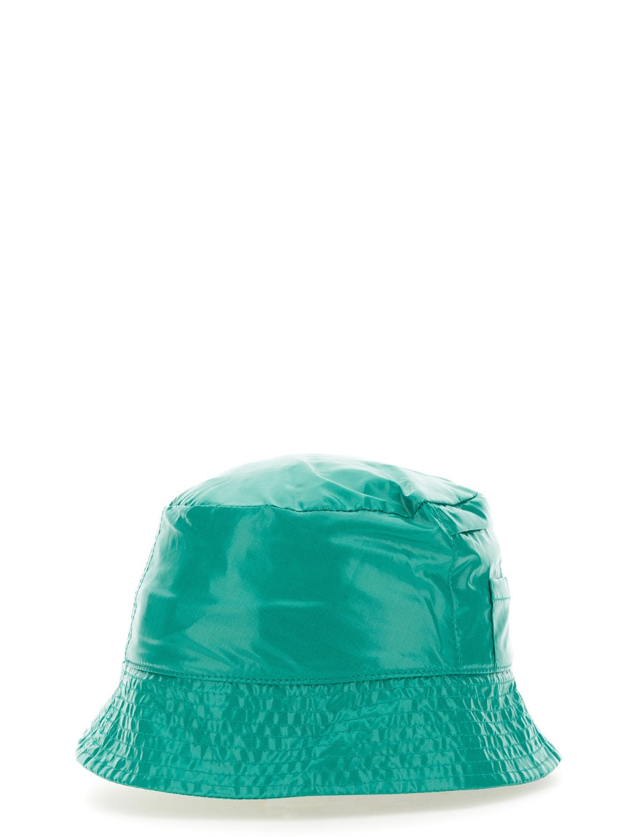 K-WAY Unisex Mini Bucket Hat with Hard Visor and Pouch Handbag Pocket