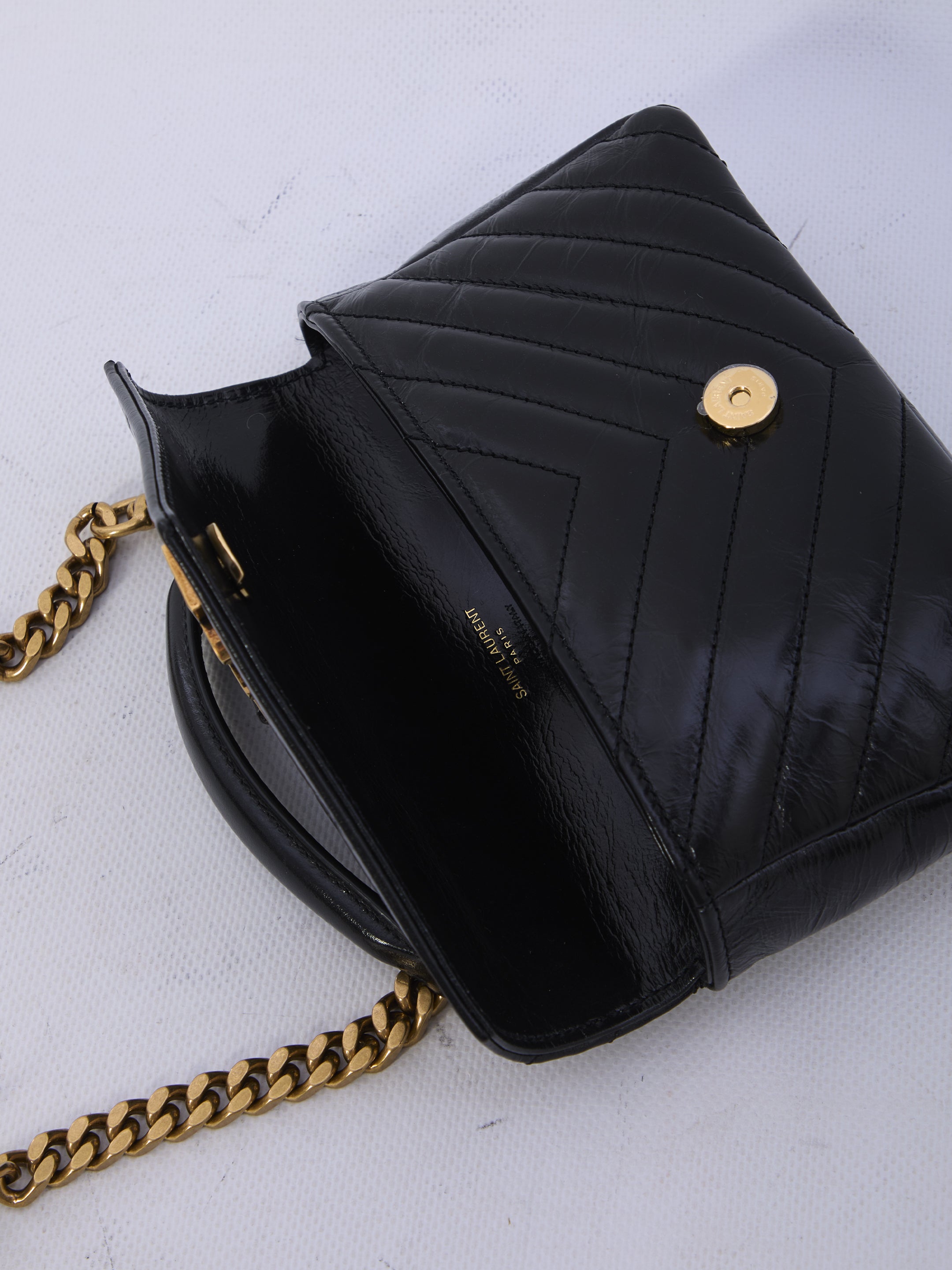SAINT LAURENT Mini College Handbag - Compact & Chic Design