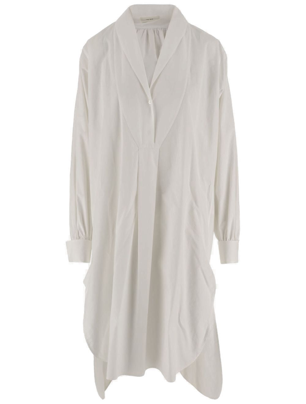 THE ROW Mini Button-Up Shirt Dress