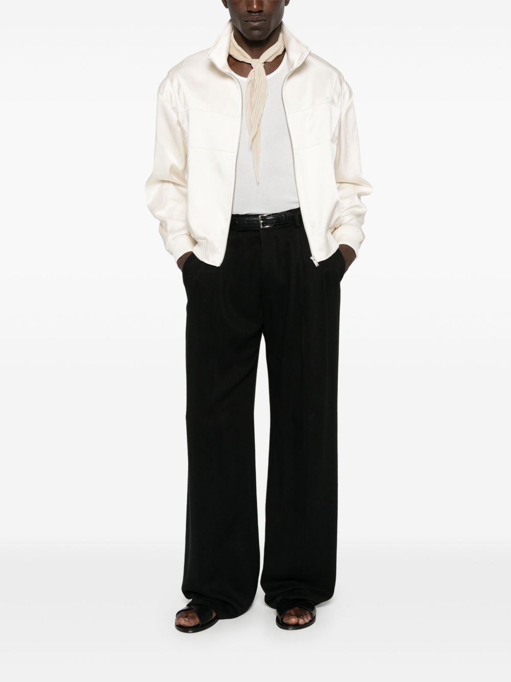 SAINT LAURENT Men's Acetate Viscose Spring Coat