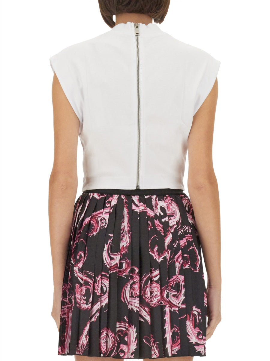 VERSACE JEANS COUTURE Classic Logo Top for Women - Size S