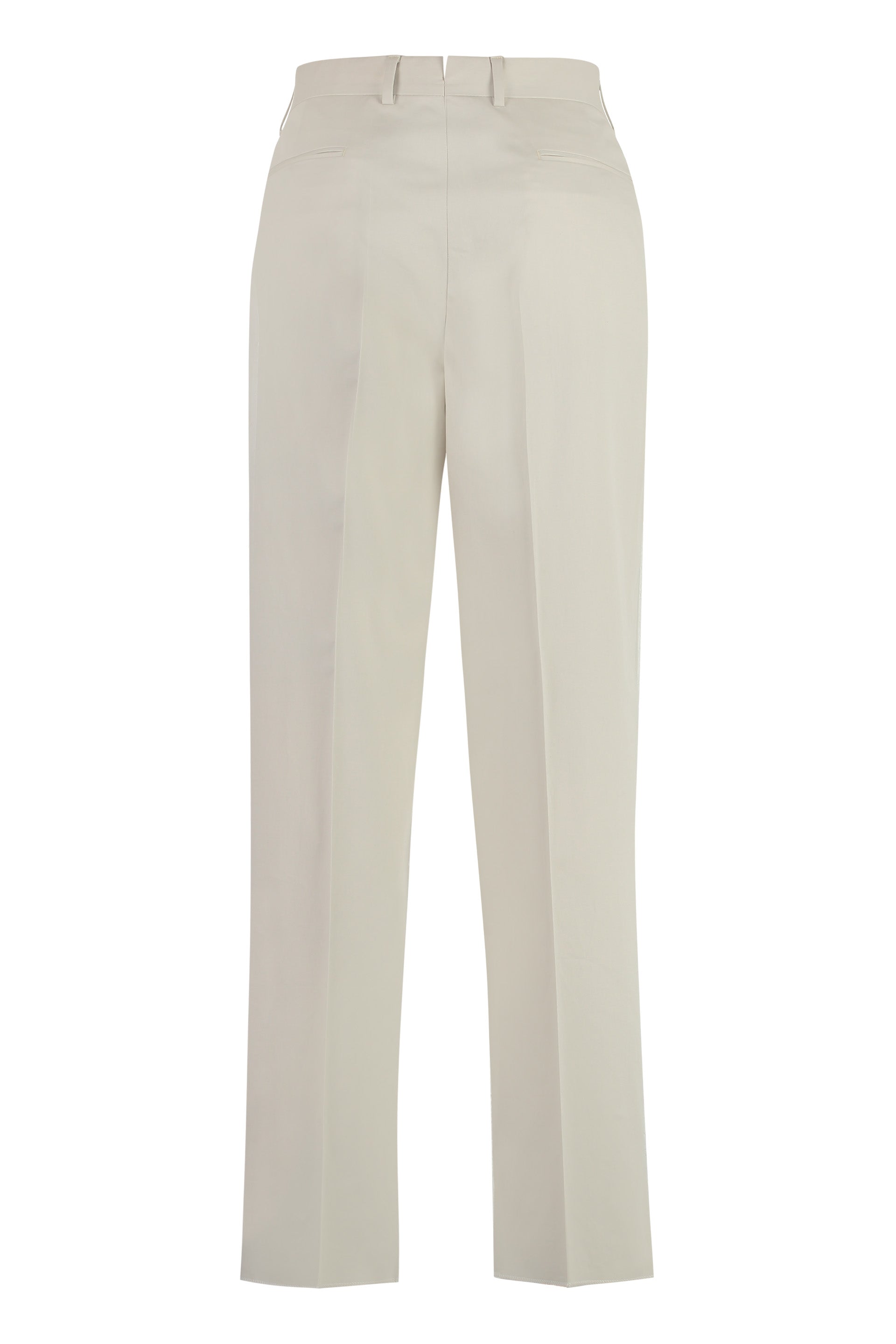 ZEGNA Men's Stretch Cotton Chino Trousers