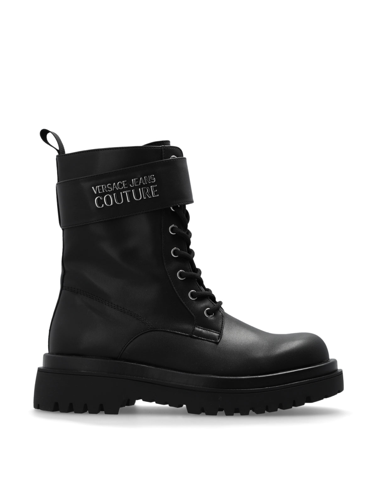 VERSACE JEANS COUTURE Drew Logo Combat Boots