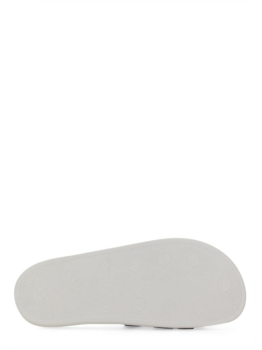 VERSACE JEANS COUTURE Sleek Slide Sandal with Logo