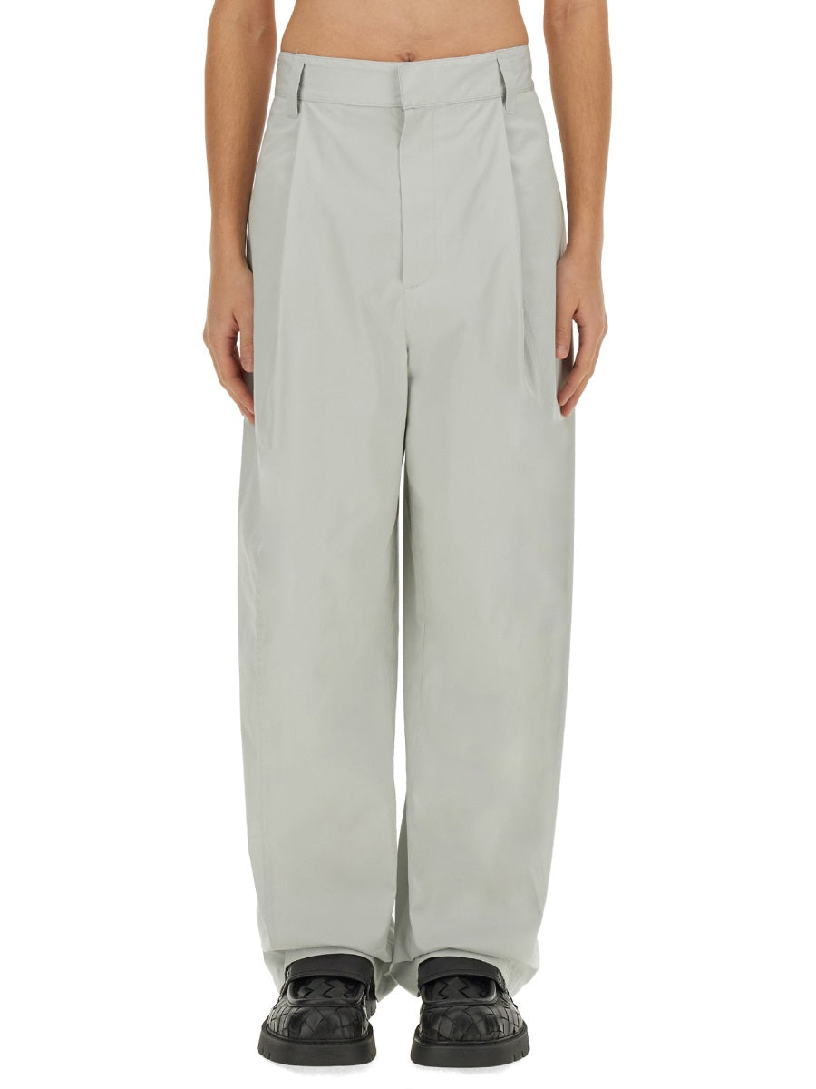 BOTTEGA VENETA Stylish Silk and Cotton Pants - Size 48