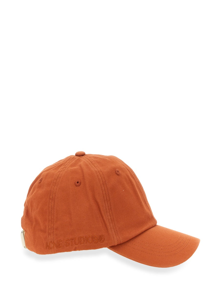 ACNE STUDIOS Cotton Baseball Cap with Hard Visor - SS23