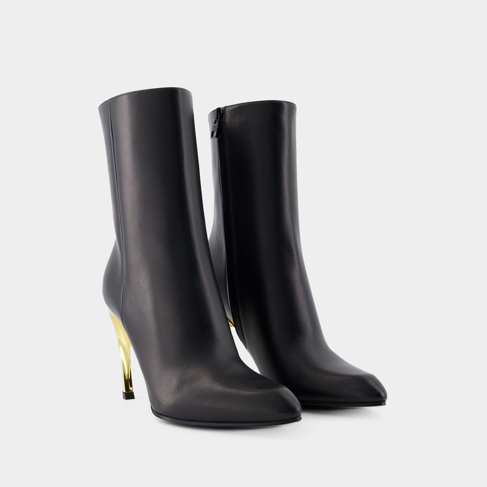 ALEXANDER MCQUEEN Seal Ankle Boots for Women
