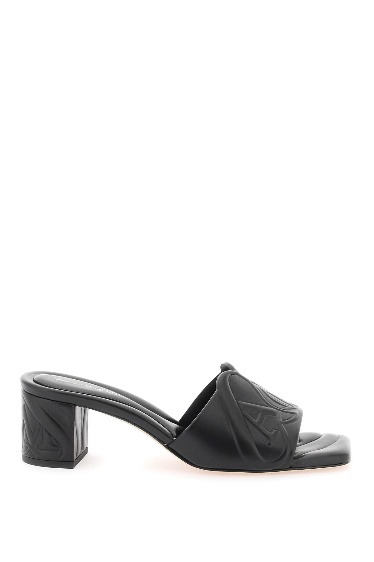 ALEXANDER MCQUEEN Seal Heeled Sandals for Women