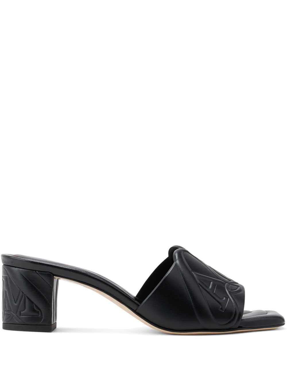 ALEXANDER MCQUEEN Seal Heeled Sandals for Women