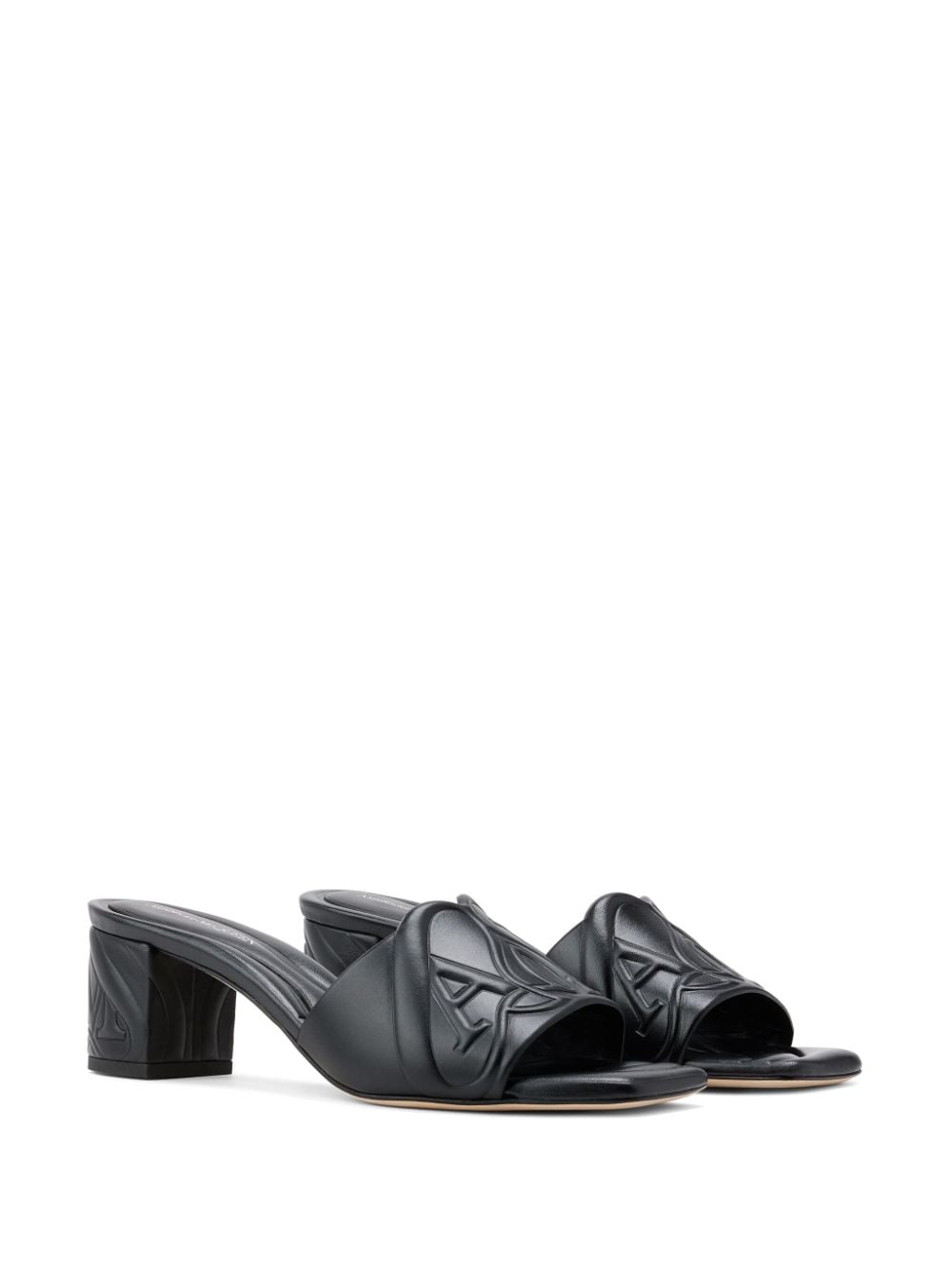 ALEXANDER MCQUEEN Seal Heeled Sandals for Women