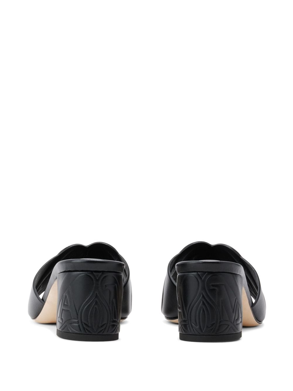 ALEXANDER MCQUEEN Seal Heeled Sandals for Women