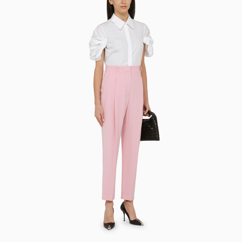 ALEXANDER MCQUEEN Regular Trousers with Pleats for Her