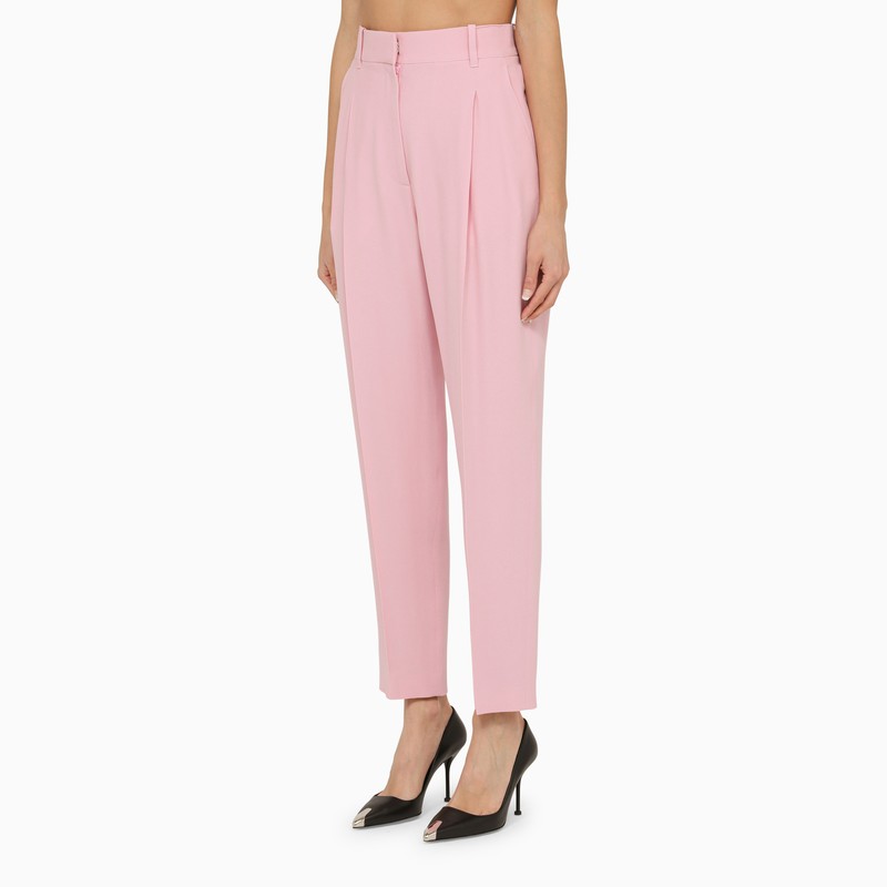 ALEXANDER MCQUEEN Regular Trousers with Pleats for Her