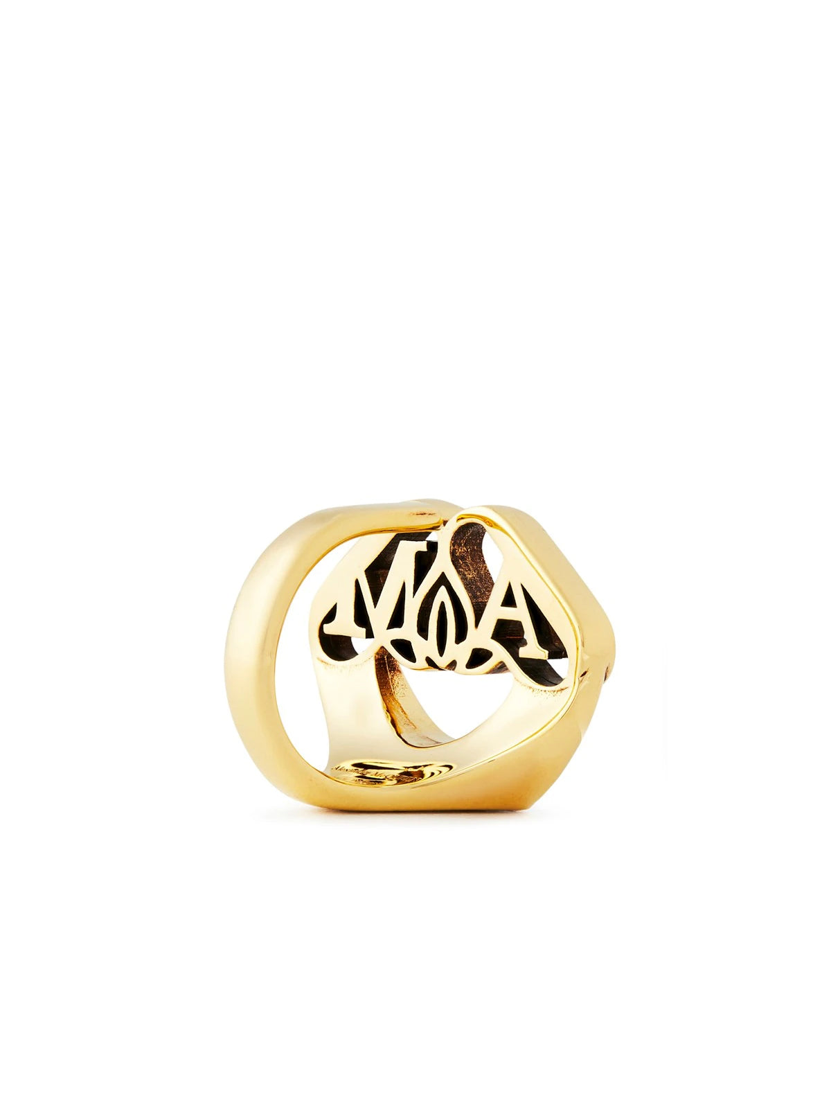 ALEXANDER MCQUEEN Seal Logo Ring for Women - SS25 Collection
