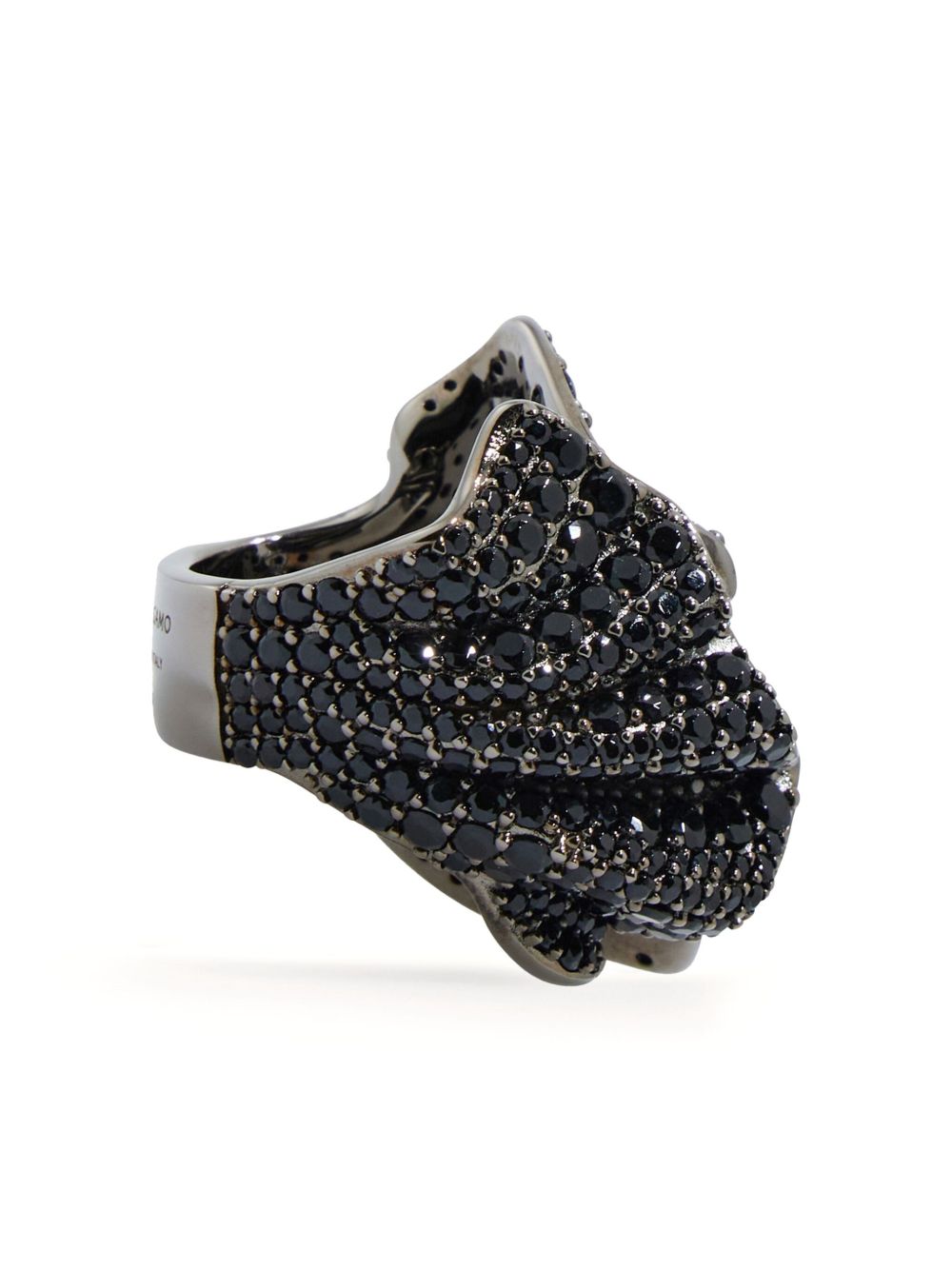 Ferragamo Crystal Cut-Out Earrings