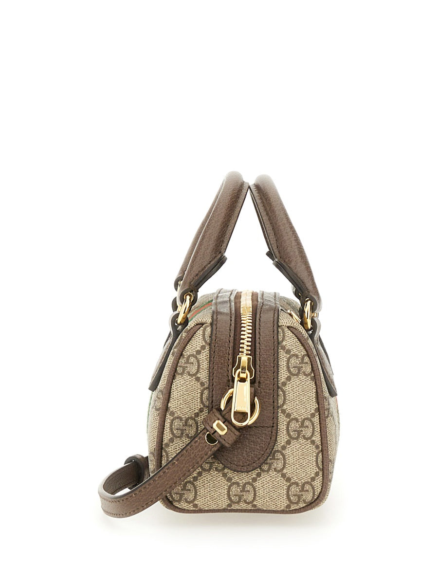 GUCCI Supreme Fabric Mini Ophidia Handbag