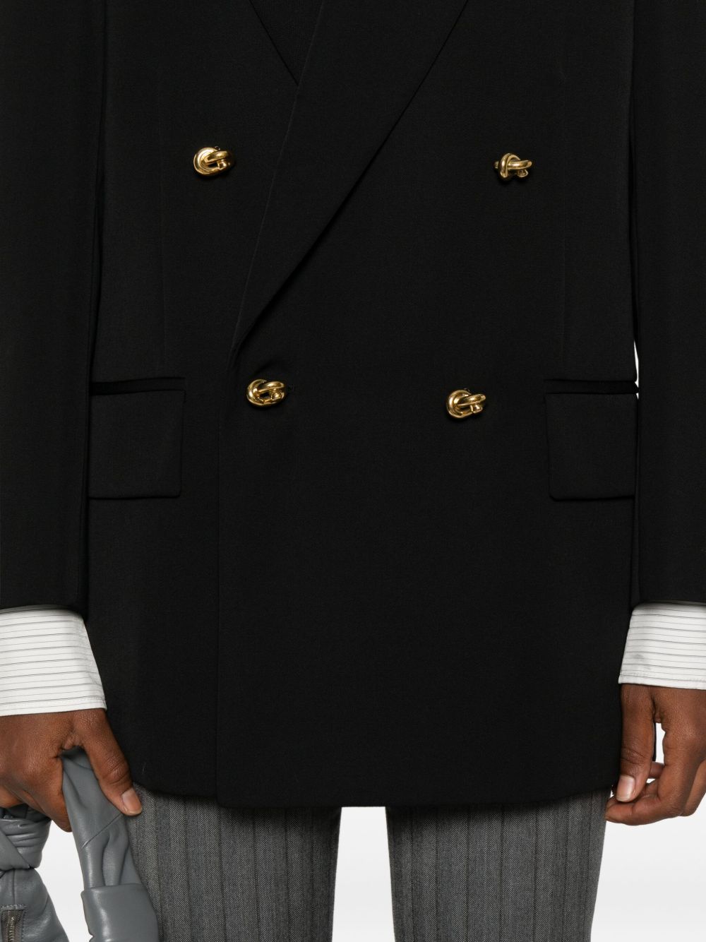 BOTTEGA VENETA Double-Breasted Knot Jacket