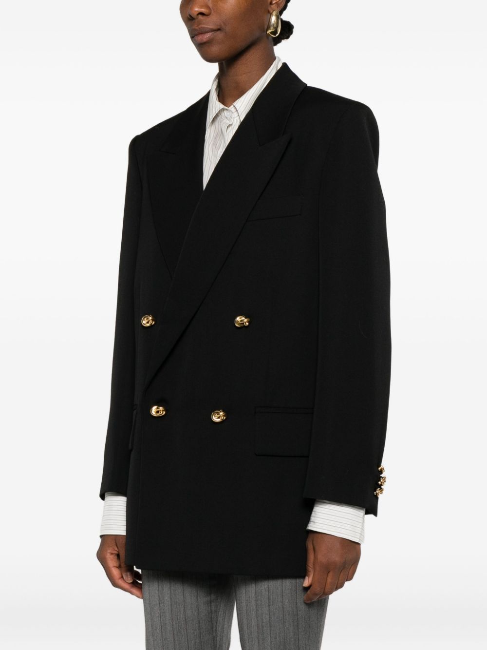 BOTTEGA VENETA Double-Breasted Knot Jacket