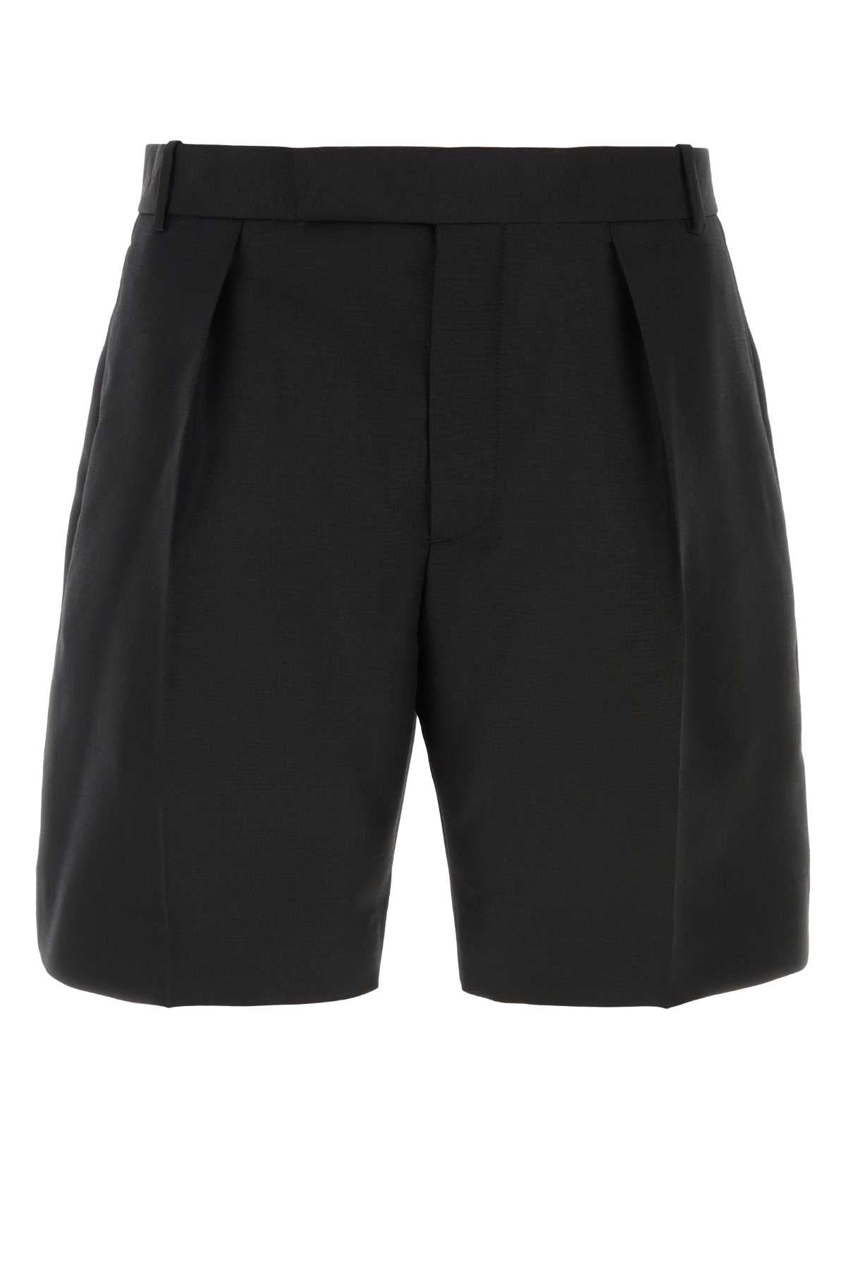 ALEXANDER MCQUEEN Wool Blend Bermuda Shorts for Men