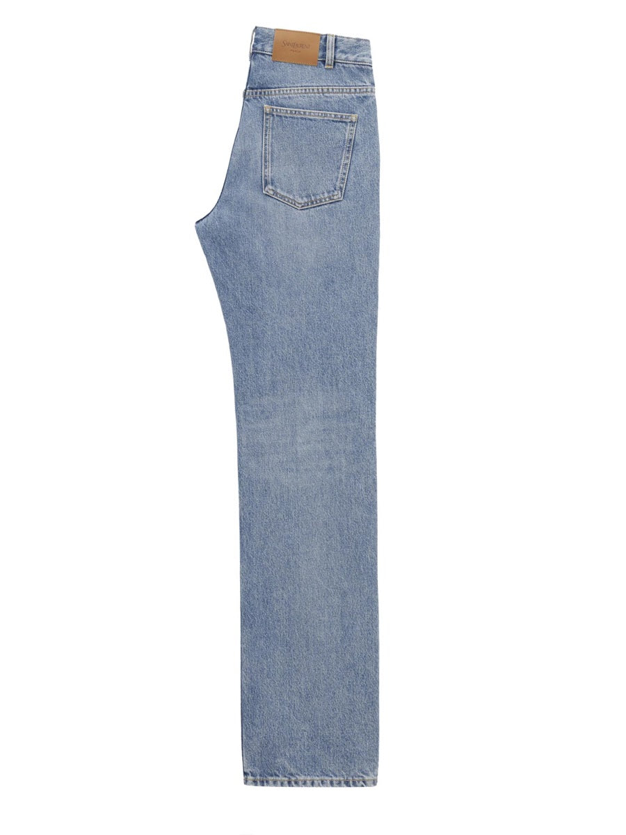 SAINT LAURENT Low Waist Denim Jeans for Women
