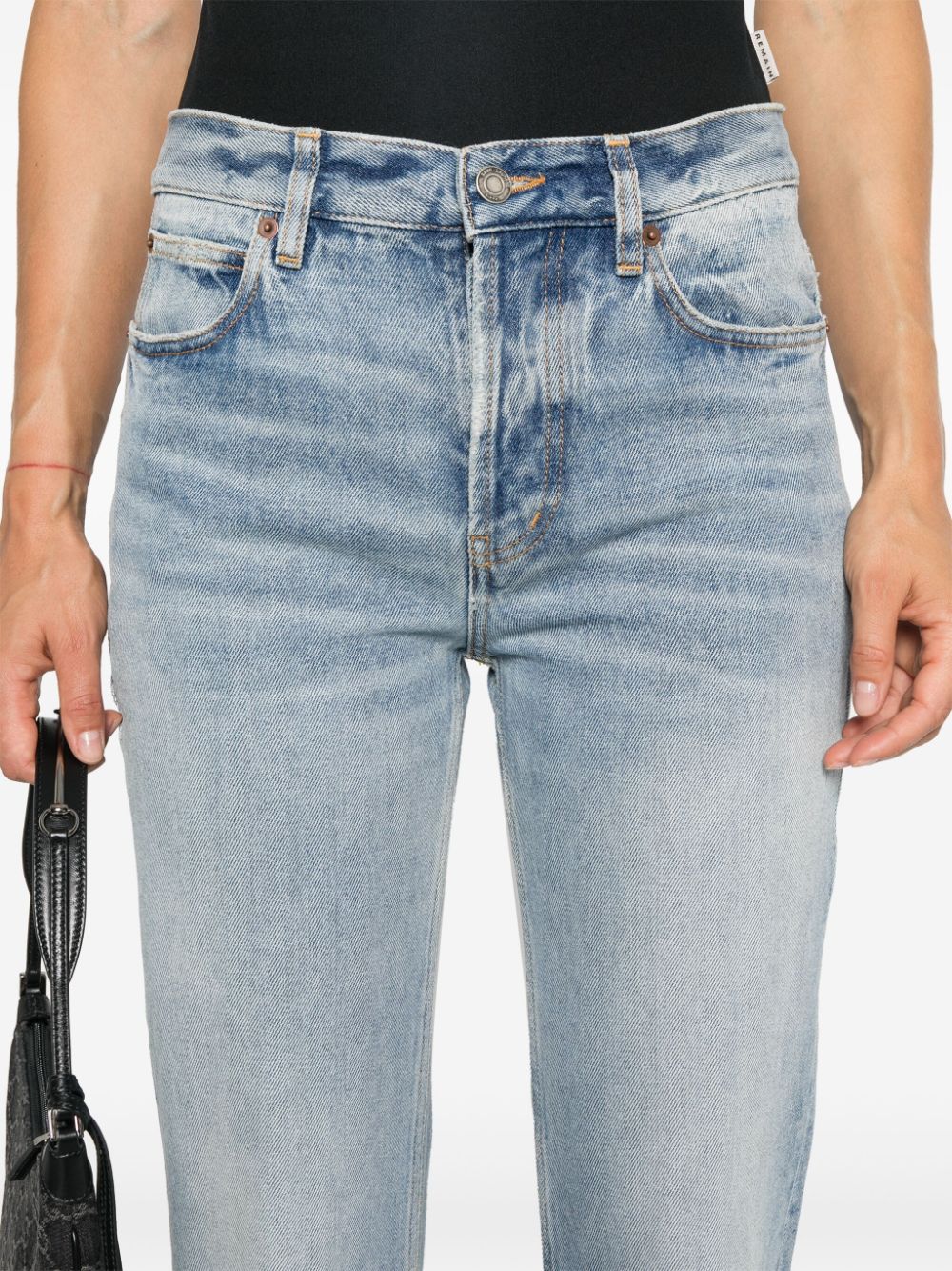 SAINT LAURENT Low-Rise Straight-Leg Jeans for Women