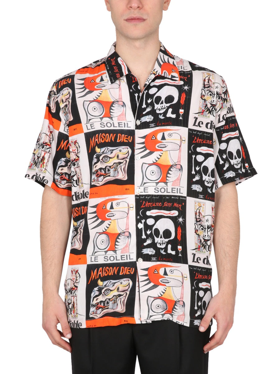 Endless Joy Tarot Mini Bowling Neck Shirt