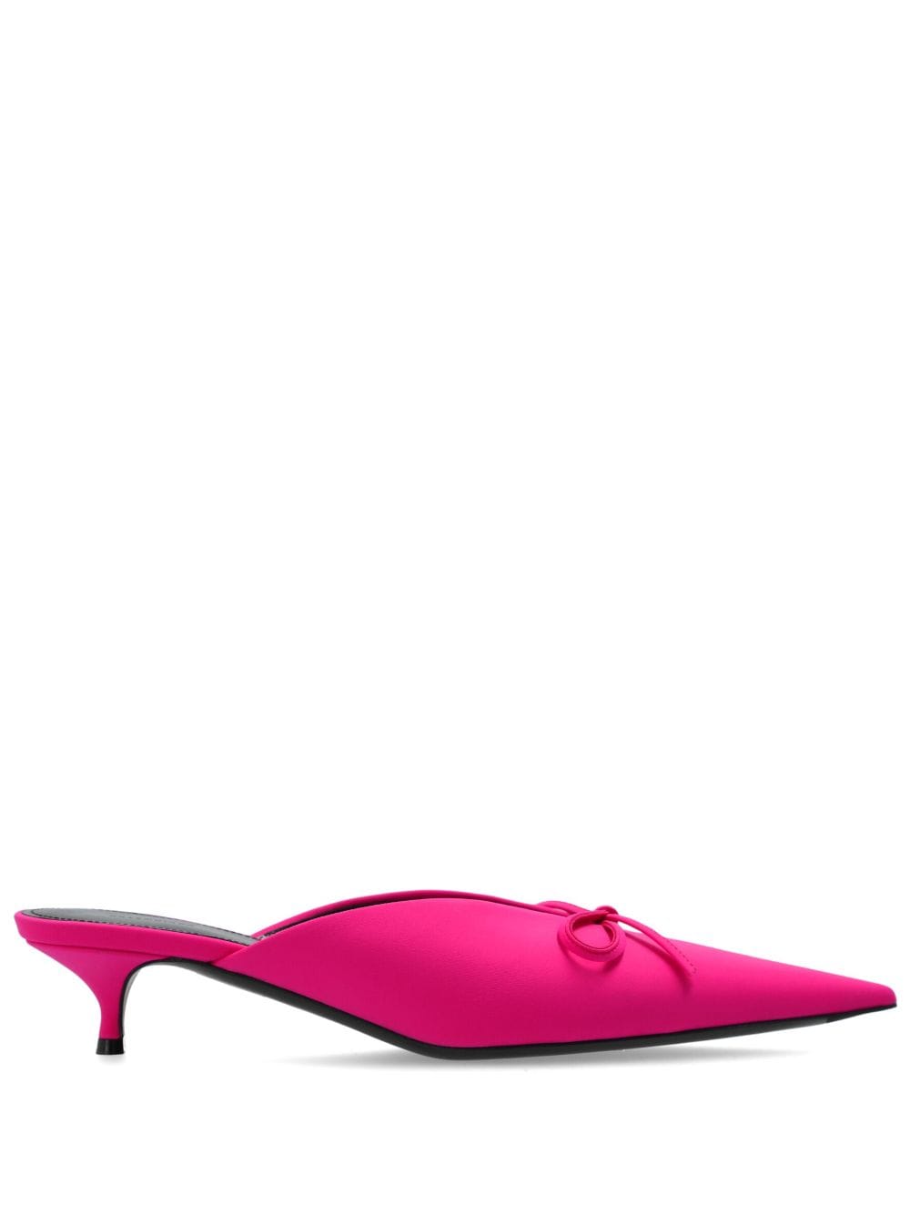 BALENCIAGA Mini Bow Detailing Pointed Toe Sandals