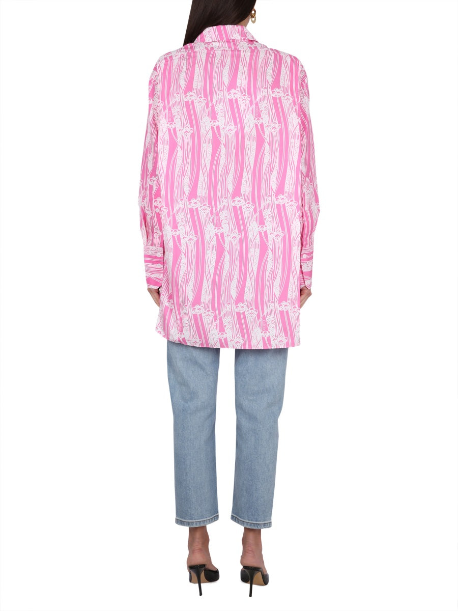 PATOU Classic Collar Shirt Dress