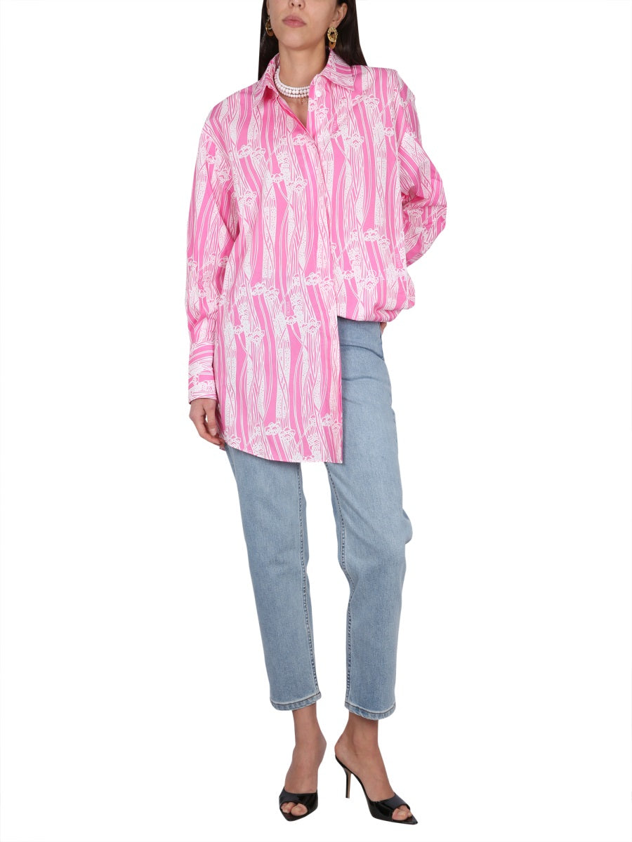 PATOU Classic Collar Shirt Dress