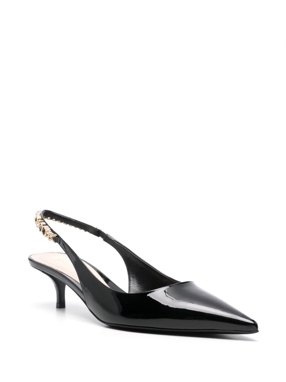 GUCCI Elegantly Designed 45mm Slingback Pumps