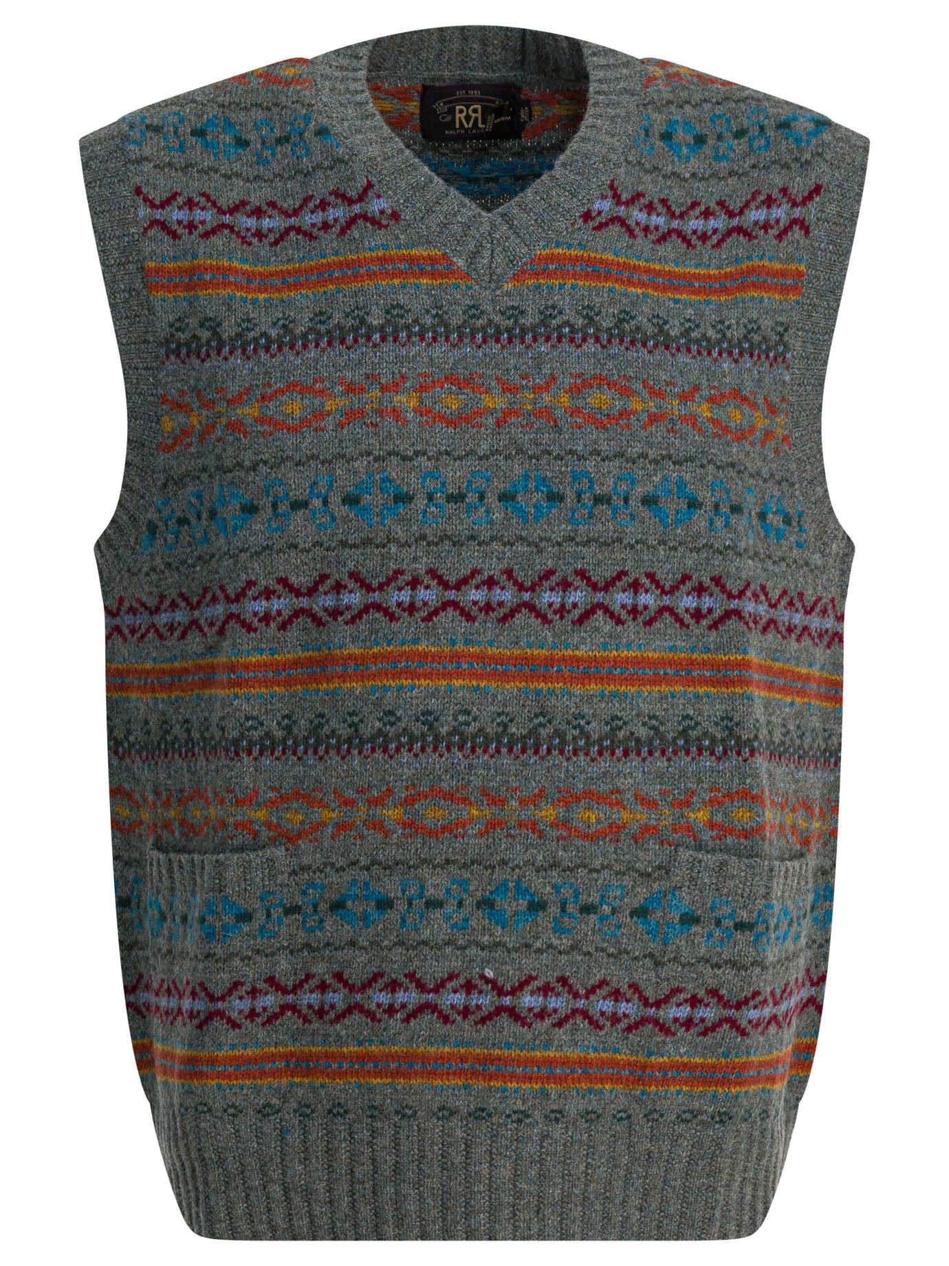 RRL BY RALPH LAUREN Fair Isle Wool Vest - Regular Fit, Sleeveless