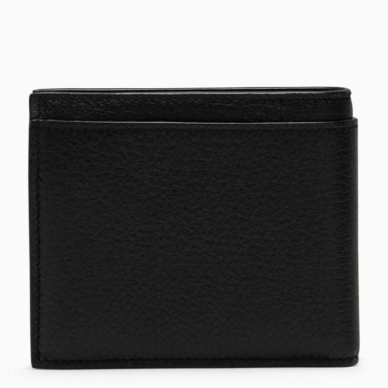 SAINT LAURENT Grained Leather East/West Wallet with Coin Purse