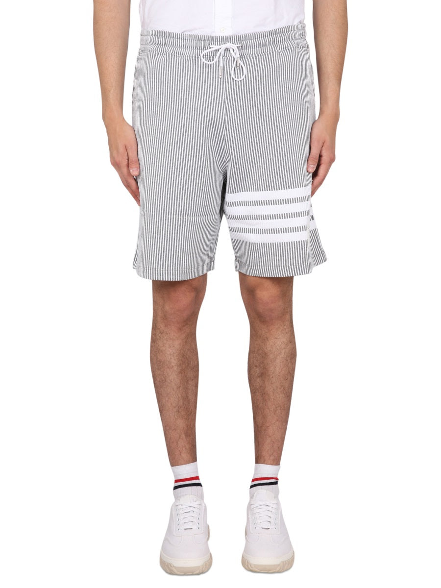 THOM BROWNE Striped Bermuda Shorts